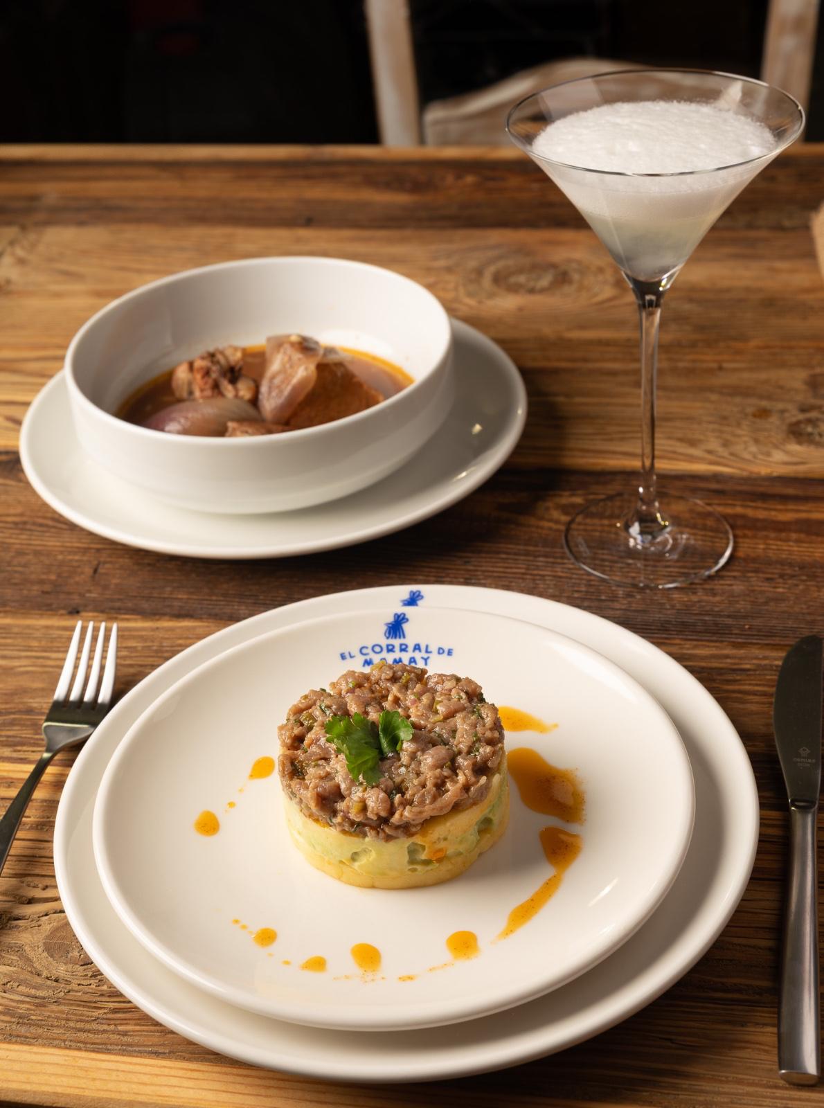 Causa limeña con bebidas - El Corral de Mamay