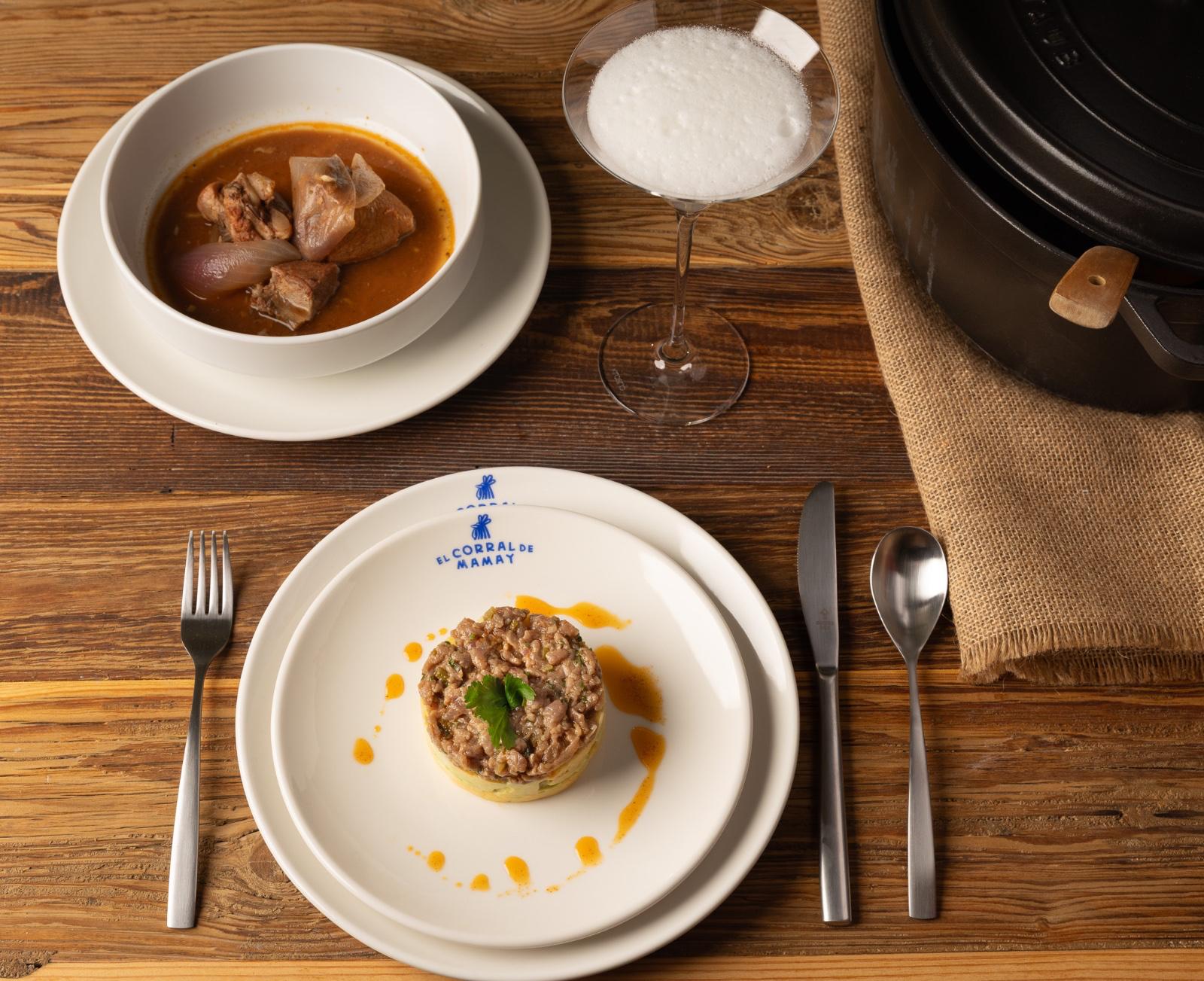 Causa limeña con ceviche y pisco sour - El Corral de Mamay